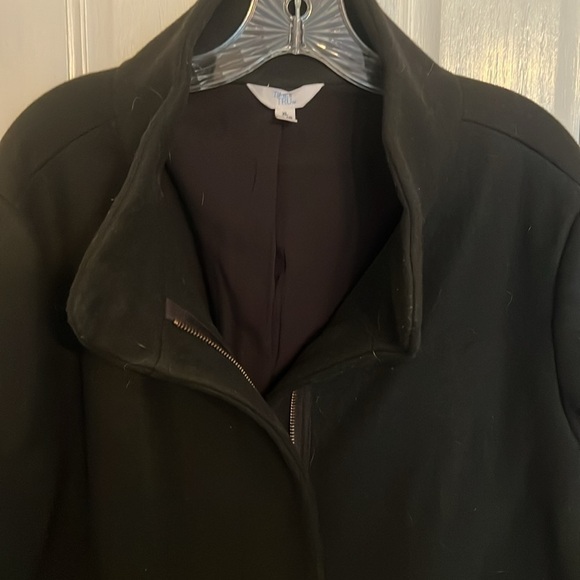 Women’s black dress coat EUC XL - Picture 2 of 9